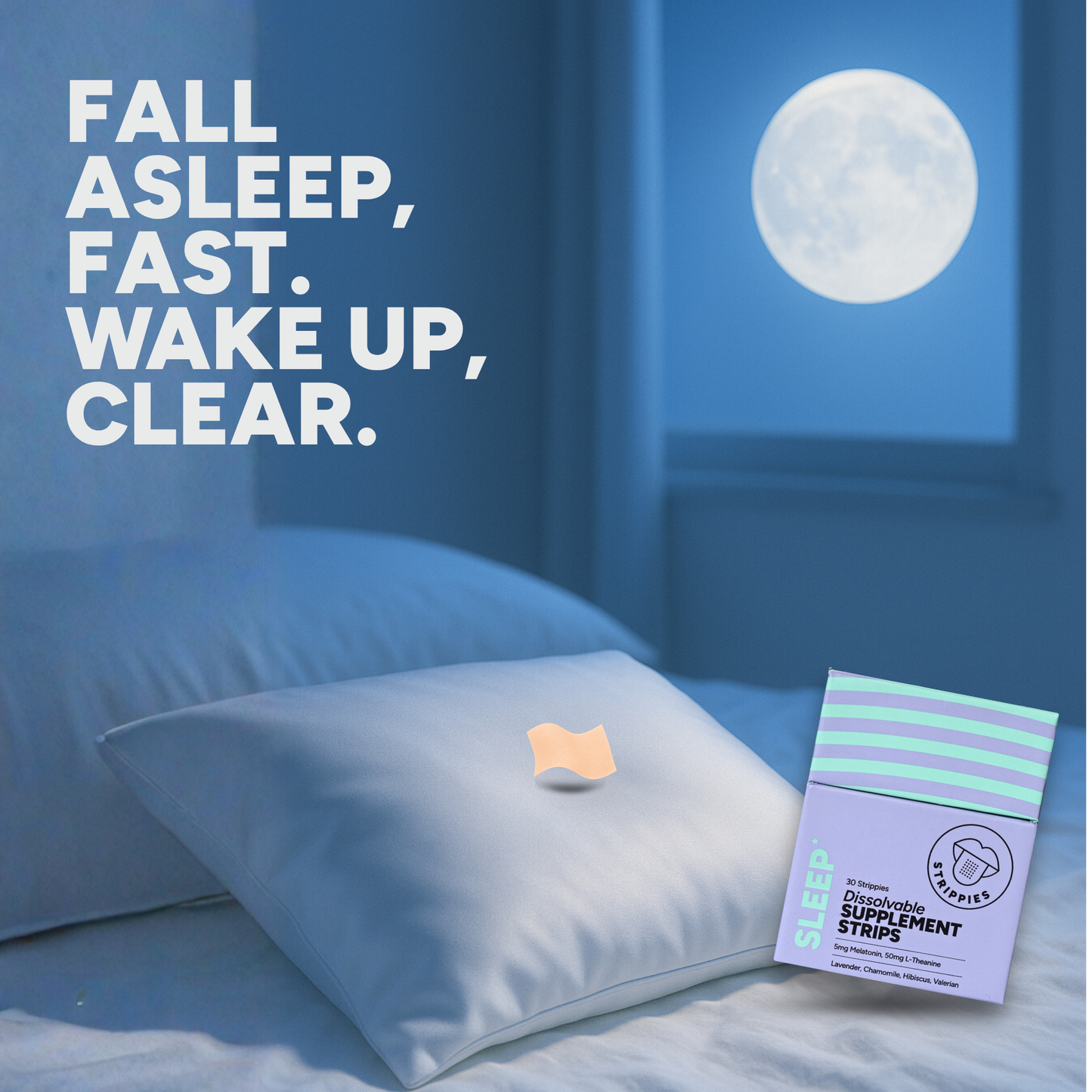 ENERGY & SLEEP Dissolvable Supplement Strips