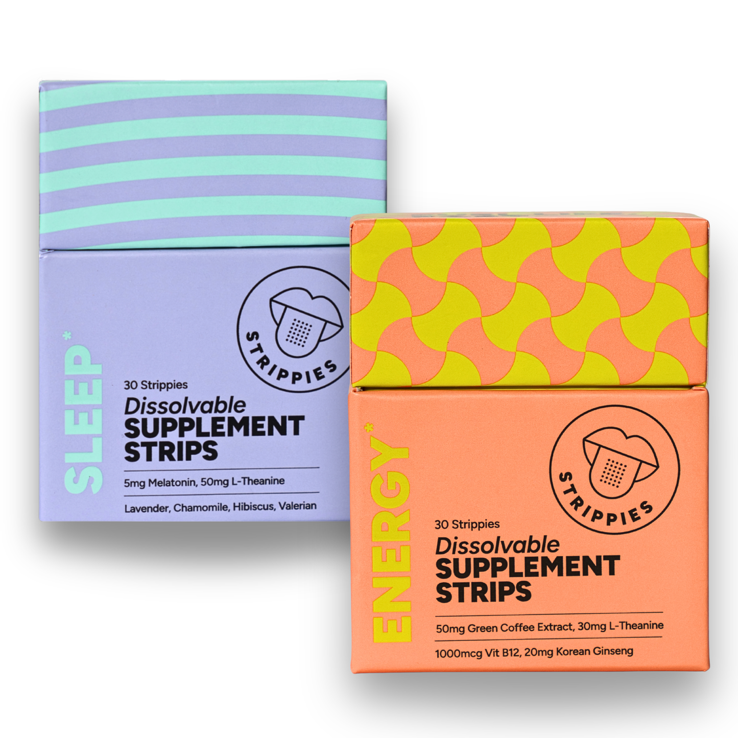 ENERGY & SLEEP Dissolvable Supplement Strips